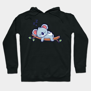 Cute Koala Sleeping Hoodie